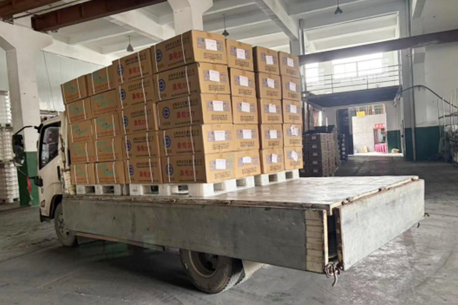 DTY production-finished na bodega ng produkto