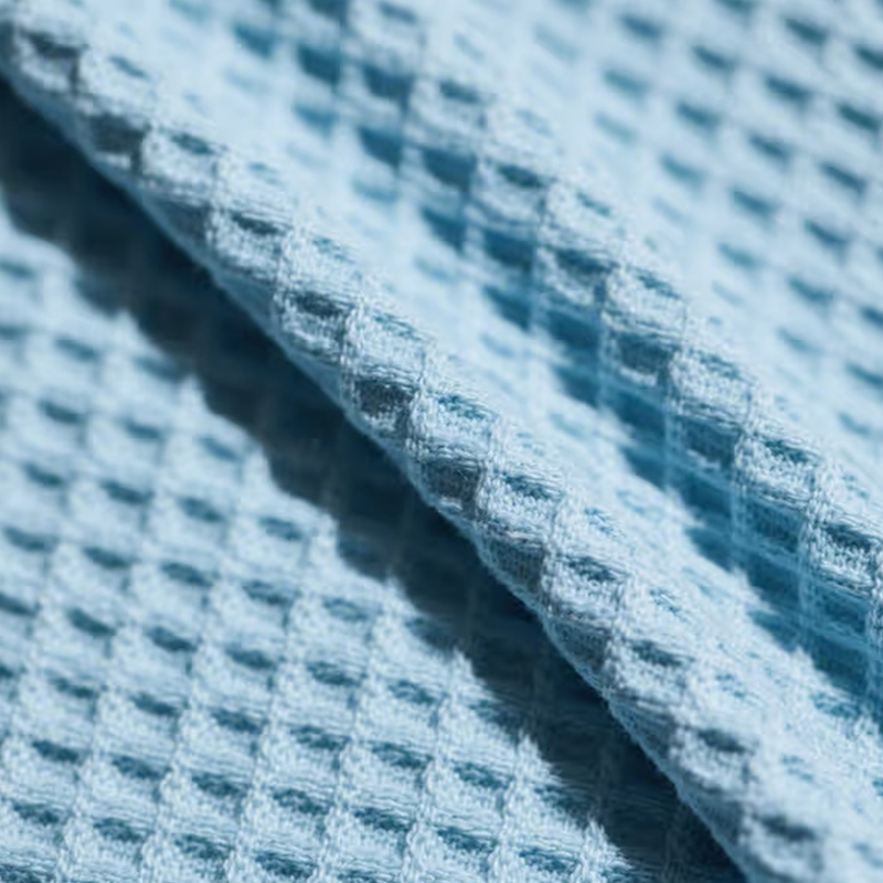 Waffle knit comfort fabrics